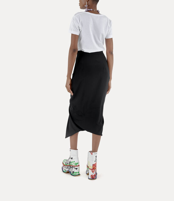 Vivienne Westwood Panther Skirt in BLACK